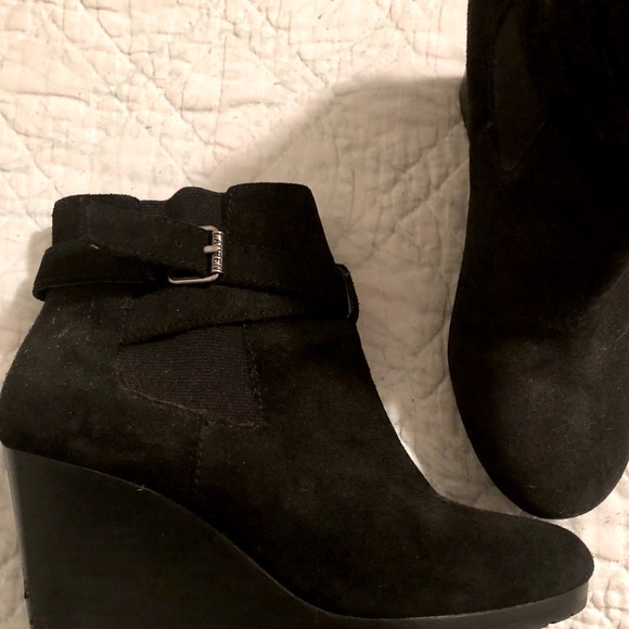 Ralph Lauren suede wedge booties - Picture 2 of 3